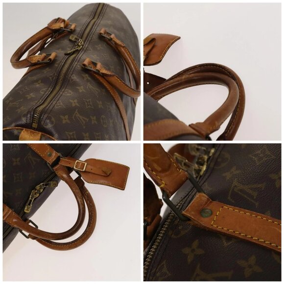 LOUIS VUITTON Monogram Keepall 50 Boston Bag M41426 LV Auth 122457 - Picture 16 of 16